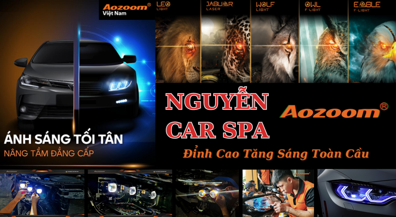chăm sóc và nâng cấp xe tại NGUYỄN CAR SPA
