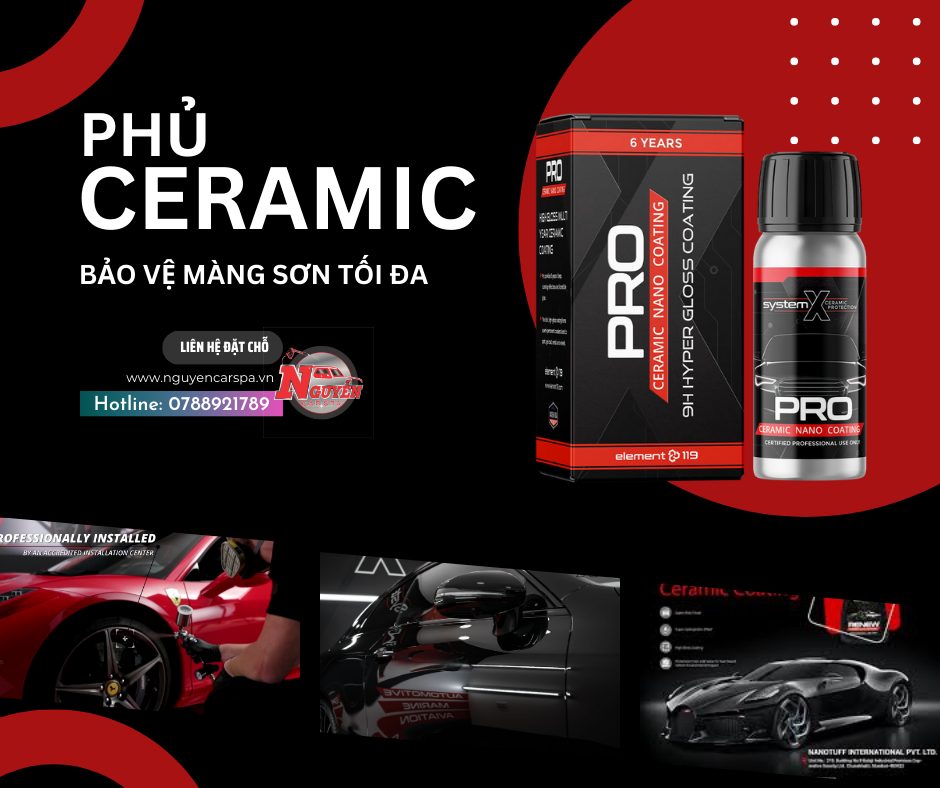Phủ ceramic ô tô uy tín Sóc Trăng