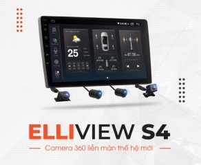 MÀN ANDROID ELLIVIEW S4 PREMIUM [6GB/128GB+CAM360 +CARPLAY]