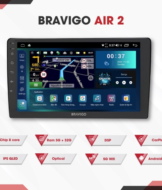MÀN HÌNH BRAVIGO AIR 2