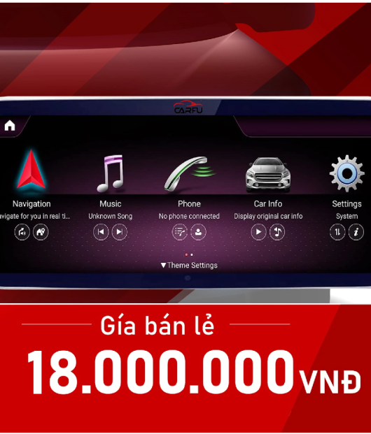 MÀN HÌNH Ô TÔ THÔNG MINH MERCEDES (4-64) CÓ CAMERA HÀNH TRÌNH