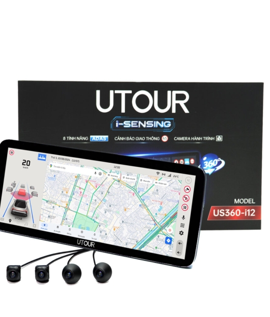 Màn hình liền Camera 360 AI ADAS UTOUR US360 – i12